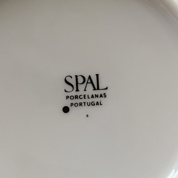 RARE Set of 4 SPAL Anthropologie Porcelain Geisha Saucer Plates Portugal Made 6" - Picture 11 of 12